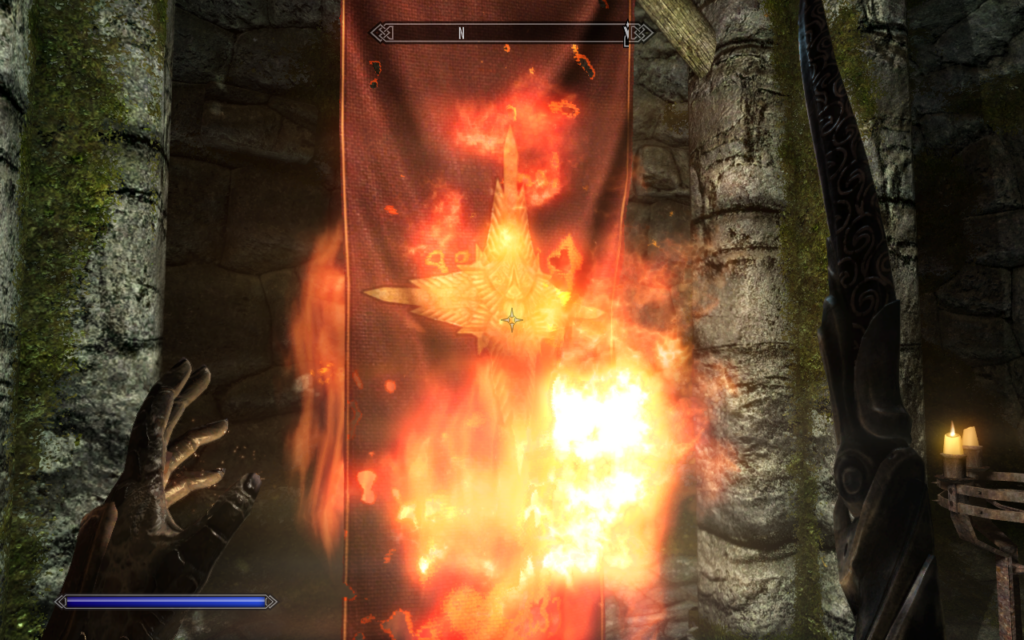 Burning the Summerset Shadows Banner