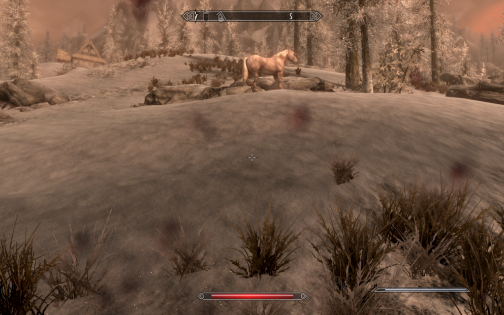 Pale Horse Near Windhelm