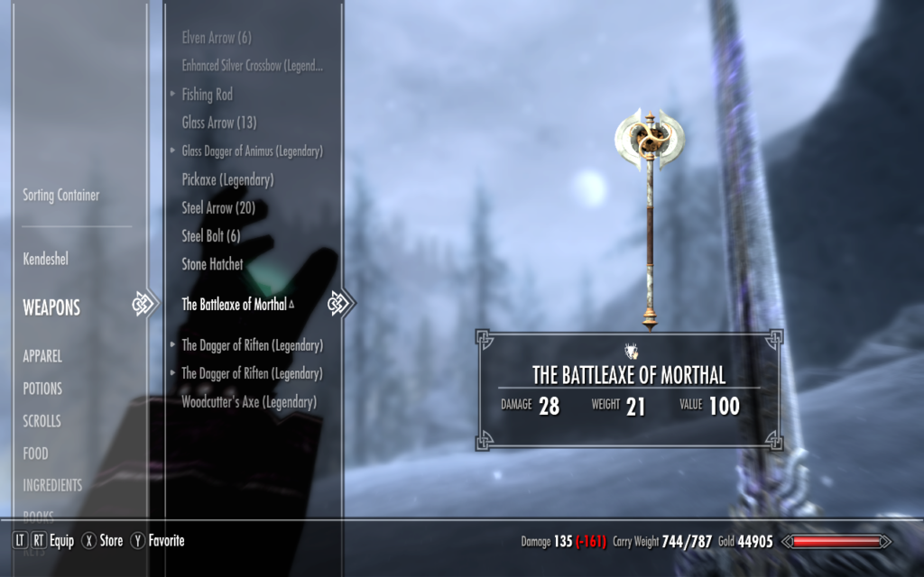 The Battleaxe of Morthal