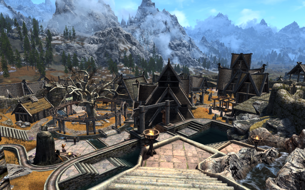 View From Dragonsreach Steps