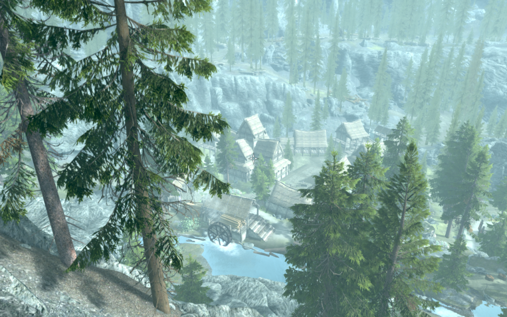 Falkreath View from Shriekwind Bastion