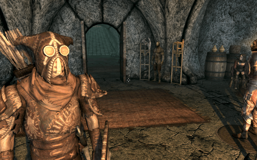 Elessir in Shadowed Netch Leather Armor 2