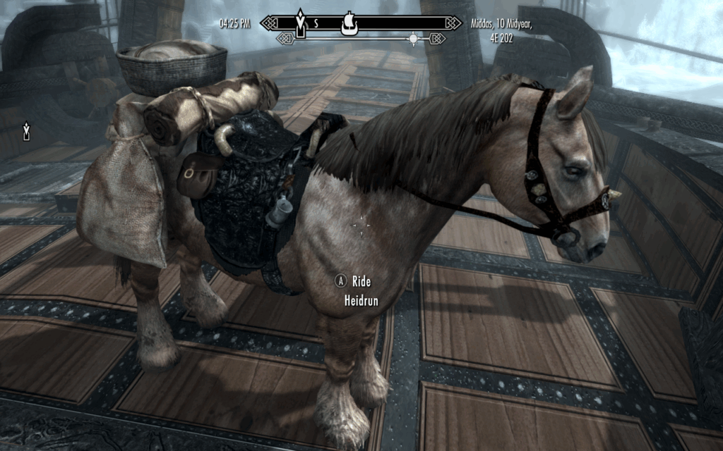 Remarkably Calm Horse