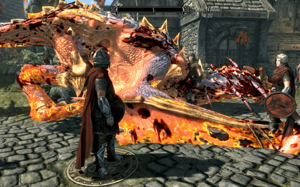 Dead Dragon in Solitude