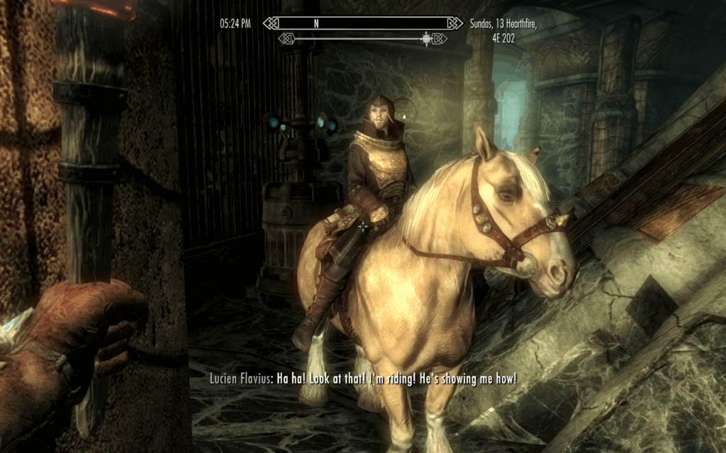 Lucien Learns to Ride