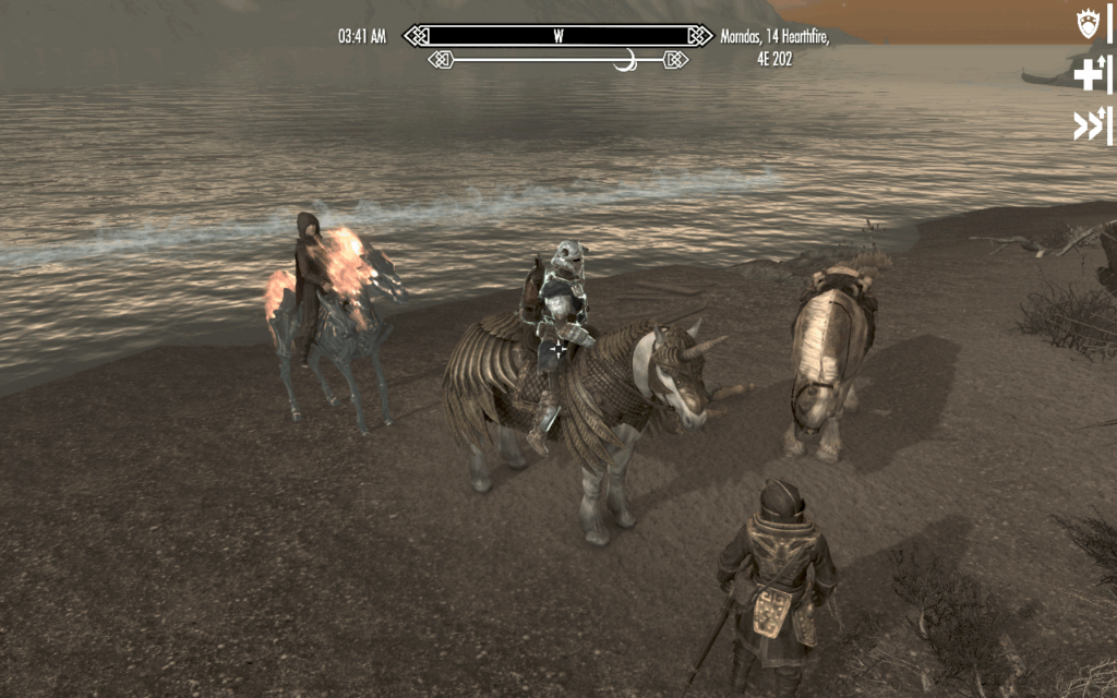 Team Dragonborn and Their Horses