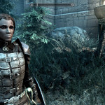 Shenner in Dawnguard Armor Without Helmet 2