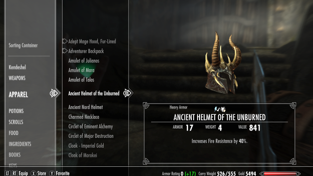 Reskinned Ancient Helmet of the Unburned