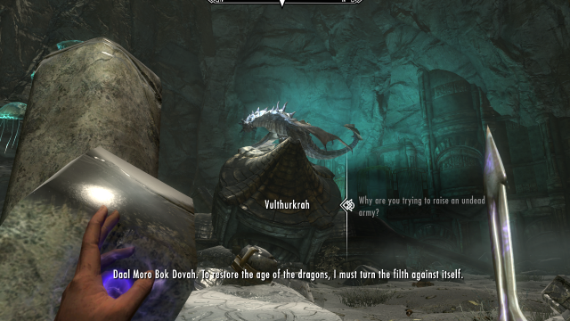 I'd Ask What Alduin Thinks of This, But...