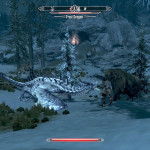 Frost Dragon Vs. Giant and Mammoth