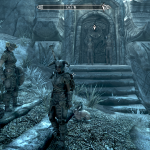 Team Dragonborn by the Temple