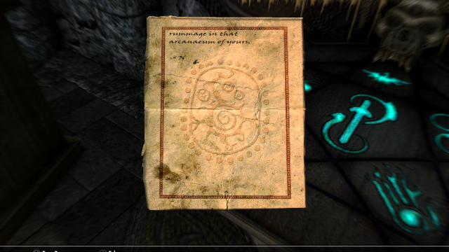Interesting Note in the College of Winterhold 2