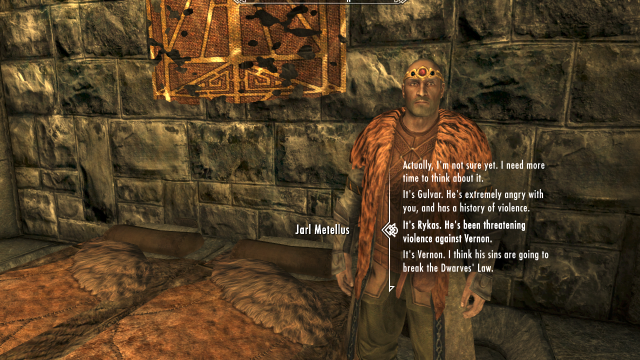 Reporting Back to the Jarl