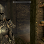 Harrowhark in the Ebony Plate Armor