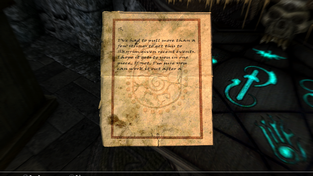 Interesting Note in the College of Winterhold 1