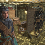 Shenner in Blue Captain Clothes With Alik'r Hood