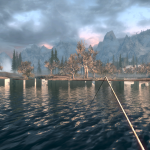 Fishing by the Solitude Sawmill