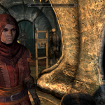 Shenner in Red Dunmer Outfit