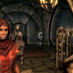 Ysani in Red Dunmer Outfit