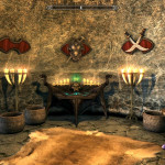 Enchanter Table and Weapons in Severin Manor