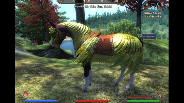 Horse in Elven Armor