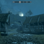 Moon Over Whiterun Stables